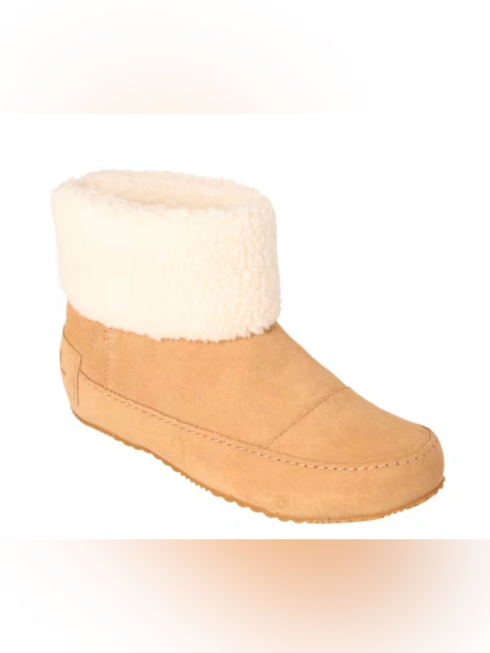 Sorel Go Stumptown Bootie Slippers for Women in Tawny Buff/Natural
